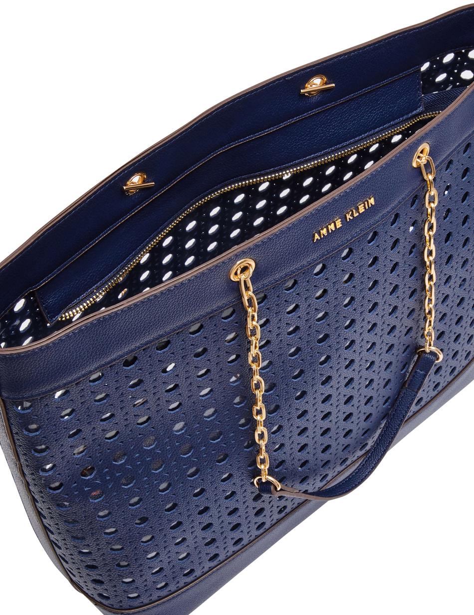 Sacs Fourre Tout Anne Klein Large Perforated With Card Case   | ZAX-8716012